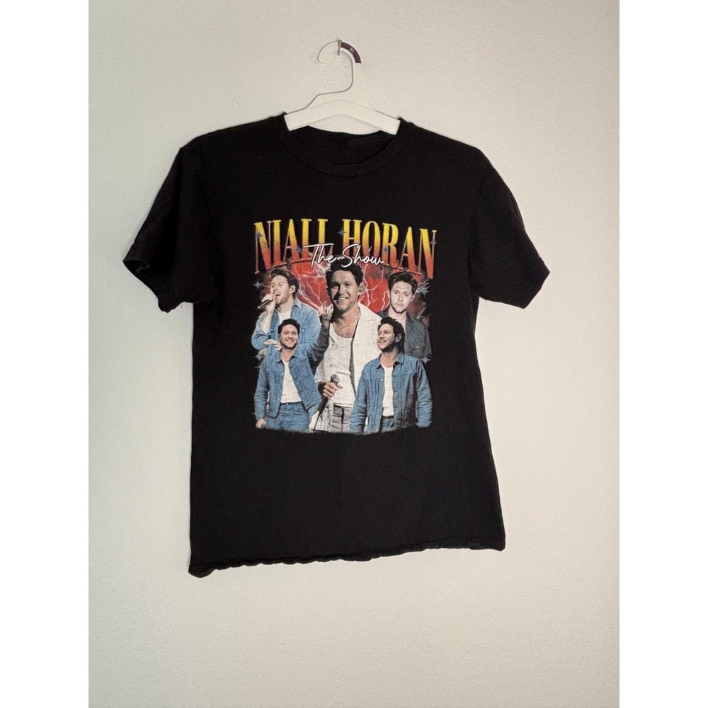 Niall Horan Merch The Show Live On Tour‎ 2024 T Shirt Mens Black Graphic Print